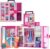 Barbie Dream Closet Playset, 35+ Clothes & Accessories Including 5 Complete Looks, Pop-Up Second Level, Mirror & Laundry Chute