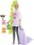 Barbie Extra Doll and Barbie Accessories with Neon Green Hair, Feather Boa and Pet Parrot