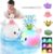 Bath Toys Whale Bath Toy Spray Light Up Whale Automatic Spray Water Bath Bathtub Toys Spray Water Squirt Toy for Toddlers Infants Kids Children Pool Shower Bathroom Toys Spray Water Bath Toy