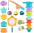 Bath Toys for Toddlers – 20 PCS Baby Bath Toys, Baby Bath Toys Water Play Set Gift for Bathtub Shower Beach for 1-3 Year Old Girl Boy