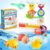 Bath Toys for Toddlers, vicia Baby Bathtub Toys with Water Slide Toys for Boys 4-6 Monkey Water Bath Toys for Kids 3-5 Swimming Duck Bath Toy for 3 4 5 6 Year Old Girl Boy Gifts