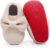 Bebila Double Bow Fringe Baby Moccasins – Soft Sole Baby Shoes Girls Toddler Crib Flats