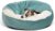 Best Friends by Sheri Cozy Cuddler Ilan Microfiber Hooded Blanket Cat and Dog Bed in Tide Pool 24×24