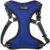 Best Pet Supplies Voyager Adjustable Dog Harness with Reflective Stripes for Walking, Jogging, Heavy-Duty Full Body No Pull Vest with Leash D-Ring, Breathable All-Weather – Harness (Royal Blue), S