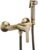 Bidet Sprayer Brass Portable Cloth Diaper Washer Shower Sprayer Set Wall Mounted Single Handle Bathroom Shower Bidet Tap for Toilet Cleaning, Personal Hygiene, Bronze