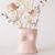 Boob Planter Body Vase Female Form Bust Flower Vases w/Drainage Hole, Speckled Matte Pink Ceramic, Modern Boho Home Decor Cute Small Indoor Plant Pot Feminine Woman Shaped Sculpture Unique Boob Gifts