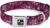 Buckle-Down DC-W30876-M Dog Collar Seatbelt, Hibiscus Collage Pink Shades, 1″ x 11-17″