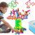 Building Blocks 400 Piece Interlocking Plastic Disc Set – Creative and Educational Toys Building Flakes Montessori Toys – A Great Stem Toy for Both Boys and Girls(Over 3 Year Old)