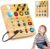 Busy Board for Toddlers 2-4 Led Switch Board Toddler Toys Montessori Toddler Busy Board with 12 Switch 12 LED Kids Christmas Birthday Gifts Montessori Toys for Toddlers 1 2 3 Year Old Boy