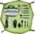 CFH-ALLEZ 17 Pieces Succulent Plants Tools,Gardening Succulent Transplanting Hand Tool +Succulent Garden Pad Miniature Planting Collapsible Waterproof Planter Gardening Mat+Garden Bucket Bag (Green)1