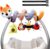 Car Seat Toys Newborn Toys, Stroller Toys Baby Toys 0-3 Months Infant Toys, Baby Toys for Carseat Stroller Crib with Music Rattles Teether, Baby Toys for 0 3 6 9 12 Boys Girls Enfants (Orange)