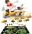 Car Toys Set with Transport Cargo Airplane Educational Construction Toys Trucks Set for 3 4 5 6 Year Old Boys Kids Girls 23.6×23.4 Inch Play Mat, 6 trucks,1 Large Plane, 11 Road Signs, 1 User’s Manual