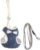 Cat Harness Leash Set, Breathable Cat Vest Harness with Leash Adjustable Cat Chest Strap Harness Cat Harness with Pulling Traction Leash Rope for Cat Dog Walking(Navy Blue Stripe S)