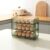 Ceayell Egg Storage for Fridge, Egg Holder for Refrigerator,30 Egg Organizer Egg Storage Container, Fridge Organizers and Storage Clear, Countertop Fridge Egg Storage Organizer Tray&Bin- Green, Medium