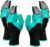 Chargenyang 2 Pairs Garden Gloves,Garden Gloves with Claws for Women and Men Both Hands Gardening Work Gloves Quick & Easy to Dig & Plant,Safe Gloves for Women & Men