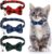 Chenkaiyang Cat Bow Tie Collar, 3 Pcs Adjustable Plaid Breakaway Collar with Bell and Detachable Bow Tie for Small Kitten Cats & Dogs Neck 8″-11″