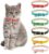 Chenkaiyang Cat Collars Leather with Removable Bell Polished Durable Metal Buckle Soft and Adjustable for Cats Puppy Small Medium Dogs (6 Pack)