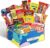 Classic Maxi Box Turkish Junk Foods International Snacks Extra Care Package, Ultimate Assortment of Turkish Treats, Mix variety pack of snacks, Best Foreign Candy or Foreign Snacks Box