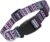 Cobee Nylon Dog Collar, Adjustable Puppy Collars with Patterns Bohemian Style Soft Comfortable Cat Collar Pet Collars for Small Medium Dogs(Purple M)