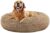 Comfortable Round Plush Dog Beds, Calming Dog Bed (L/XL/XXL/XXXL) for Small Medium and Large Dogs