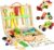 Construction Toys for 3 Year Old, Montessori Wooden Tools Box Building Toys for 3+ Gifts for 3 4 5 Year Old Boys Girls