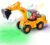 Construction Vehicles Toys for 3-9 Years Old Boys, Battery Operated Bump & Go Excavator Toy for Kids, Automatic Sand Toys Educational Toys Birthday Gifts Car Toy Digger Truck with Sounds and Lights