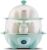 DASH Deluxe Rapid Egg Cooker for Hard Boiled, Poached, Scrambled Eggs, Omelets, Steamed Vegetables, Dumplings & More, 12 Capacity, with Auto Shut Off Feature – Aqua