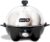 DASH Rapid 6 Capacity Electric Cooker for Hard Boiled, Poached, Scrambled Eggs, or Omelets with Auto Shut Off Feature, One Size, Black