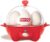 DASH Rapid Egg Cooker: 6 Egg Capacity Electric Egg Cooker for Hard Boiled Eggs, Poached Eggs, Scrambled Eggs, or Omelets with Auto Shut Off Feature – Red