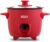 Dash DRCM200GBRD04 Mini Rice Cooker Steamer with Removable Nonstick Pot, Keep Warm Function and Recipe Guide -, 2 Cups, Great for Soups, Stews, Grains and Oatmeal -, Red