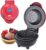 Dash Mini Waffle Bowl Maker for Breakfast, Burrito Bowls, Ice Cream and Other Sweet Desserts, Recipe Guide Included – Red