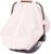 Diono Infant Car Seat Cover, Universal Weather Protection Canopy for Baby, Adjustable and Breathable with Insect Net, Pink