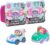 Disney Doorables Let’s Go Vehicles 2-Pack Series 1, Toy Figures, Officially Licensed Kids Toys for Ages 5 Up, Gifts and Presents, Amazon Exclusive