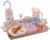 Disney Princess Style Collection Room Service Breakfast Food Kitchen Pretend Play Toys for Kids Includes Serving Tray, Plate Cover, Pitcher & More