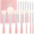 Docolor Makeup Brushes 14pc Small Waist Professional Makeup Brush Set Premium Gifts Kabuki Foundation Blending Face Powder Blush Contour Eye Shadows Eyebrow Eyeliner Make Up Brushes Tools Kit