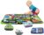 Dr.Rapeti Soft Toy Car Set for Babies Infants Toddlers Kids 1 Oversize Play Mat 10 Soft Toy Cars 47x30inches Washable Non-Toxic