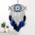 Dremisland Evil Eye Dream Catcher-Blue Black Dream Catchers Handmade Feather Evil Eye Wall Hanging Ornament Home Decor for Bedroom Livingroom Yard, Blessing Craft Gift Bring Good Luck (Blue-Black)