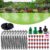 Drip Irrigation Kit, 82ft Garden Drip Irrigation System, MSDADA 92PCS Watering Systems Plants Kit with 1/4” Blank Distribution Tubing Hose Accessories for Garden Flower Bed, Patio, Lawn, Greenhouse