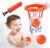 ENTHUR Bath Toy Fun Basketball Hoop & Balls Set for Boys and Girls Kid & Toddler Bath Toys Gift Set 3 Balls Included