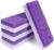 Edealing Foot Pumice Stone 4 Packs Set Double Sided Callus Remover Hard Skin and Dead Skin Scrubber Pedicure Tools for Foot Caring-Purple