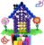 Educational Building Blocks 500 Piece Interlocking Plastic Disc Set A Creative and Educational Alternative to Building Blocks【 L】 1.7 in – A Great Toy for Both Boys and Girls