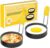 Egg Cooking Rings, Stainless Steels Egg Ring, 2 Pcs Non-Stick Round Egg Cooking Rings, Egg Pancake Shaper Omelette Mold Mould Frying Egg Cooking Tools Kitchen Accessories Gadget Rings