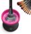 Electric Makeup Brush Cleaner Machine – Alyfini Portable Automatic USB Cosmetic Brush Cleaner Tools for All Size Beauty Makeup Brushes Set (Black)