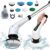 Electric Spin Scrubber, Cordless Bath Tub Power Scrubber with 8 Replaceable Drill Brush Heads, Shower Cleaning Brush with Adjustable Handle for Bathroom, Tile Floor & Car