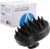 Ethradia Scalp Massager, Hair Shower Brush, Siliscrub Shampoo Brush, Hair Scalp Brush, Hair Products With Soft Silicon Brush Head For Women/Men/Childs/Pets (Black)