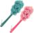 Evmliy 2Pack Back Scrubber for Shower, Loofah Sponge Brush Exfoliating Body, Long Handle Scrub Brush for Shower with Loofah on a Stick for Back Use, Bathing Accessories Body Brushes (2Pack)