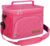 ExtraCharm Insulated Lunch Bag for Women/Men – Reusable Lunch Box for Office Picnic Hiking Beach – Leakproof Cooler Tote Bag Organizer with Adjustable Shoulder Strap for Adults-Pink