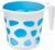 Extremely Premium Plastic Duplex Designer Bathroom Bath Mugs Accessory x 1 Mug BPA Free Bathing Mugs Dabba Camping Mug, Certified Bathing Water Mug – 1.5 Litre Capacity – Assorted Colors (Blue)