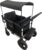 FAMILEASY Living 4-seat Stroller Wagon, Versatile and Convenient Option for Strolling with Multiple Passengers. Its Collapsible Design and Lightweight Construction Make it Easy to Transport (Black)