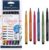 Faber-Castell Calligraphy Pitt Artist Pen Set – 6 Multi Colored Calligraphy Pens